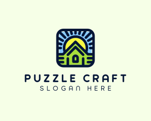 Sunset Green House logo design