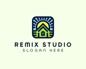 Sunset Green House logo design