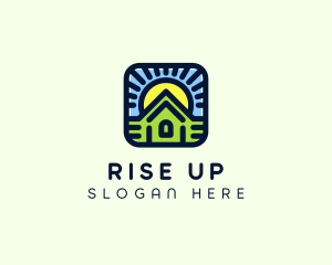 Sunset Green House logo design