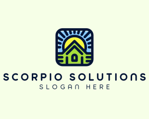 Sunset Green House logo design