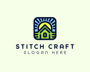 Sunset Green House logo design