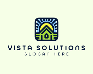 Sunset Green House logo design