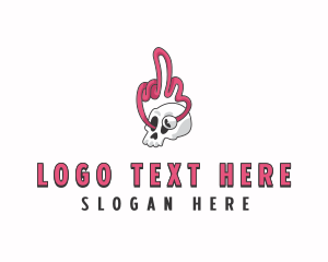 Skull Profanity Obscene Logo