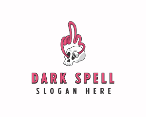 Skull Profanity Obscene logo design