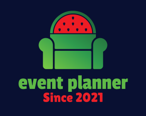 Interior - Watermelon Fruit Armchair logo design