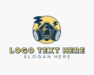 Gas Mask - Gas Mask Safety Equipment logo design