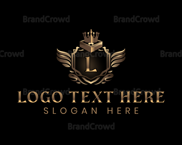 Luxury Crown Crest Logo