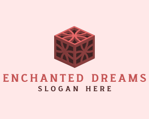 Enchanted - Enchanted 3D Box logo design