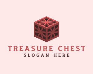 Chest - Enchanted 3D Box logo design