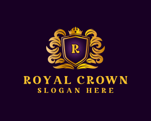 Royal Crown Insignia logo design