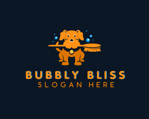 Puppy Grooming Pet Care logo design