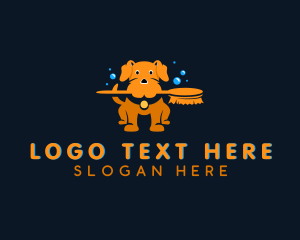 Bubbles - Puppy Grooming Pet Care logo design