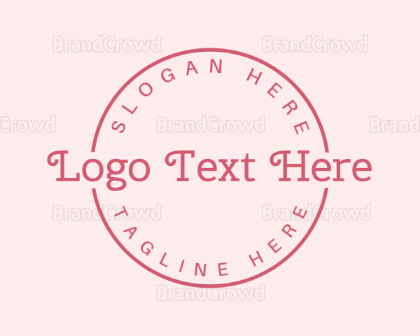 Girly Fashion Brand Logo