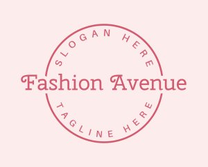 Girly Fashion Brand logo design