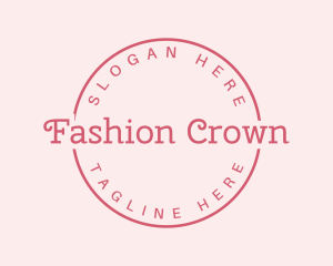 Girly Fashion Brand logo design