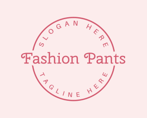 Girly Fashion Brand logo design