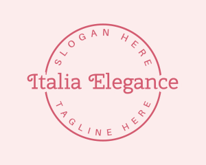 Girly Fashion Brand logo design