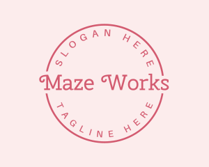 Girly Fashion Brand logo design