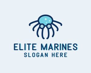 Marine Octopus Sunglasses  logo design