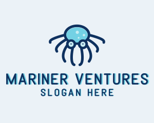 Marine Octopus Sunglasses  logo design