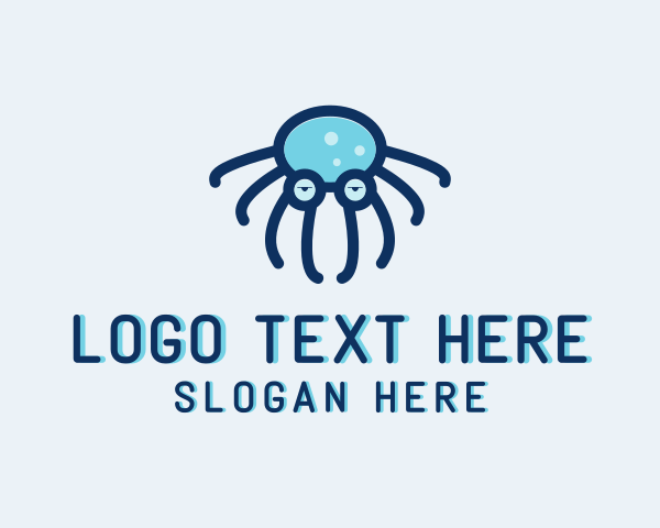 Marine - Marine Octopus Sunglasses logo design