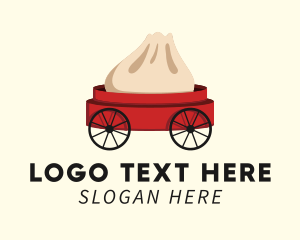 On The Go - Dimsum Food Cart logo design