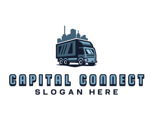 Truck Delivery Courier Logo