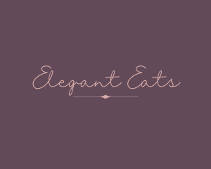 Feminine Elegant Cursive logo design