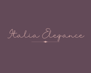 Feminine Elegant Cursive logo design