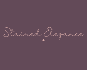 Feminine Elegant Cursive logo design