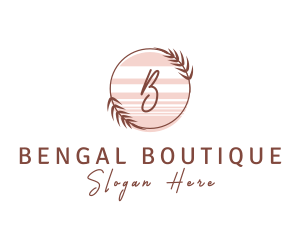 Leaf Feminine Boutique logo design