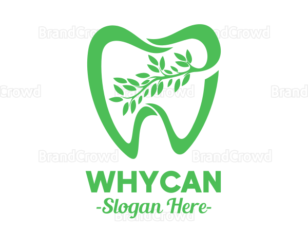 Green Dental Dentist Logo