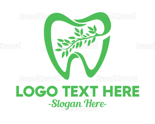 Green Dental Dentist Logo