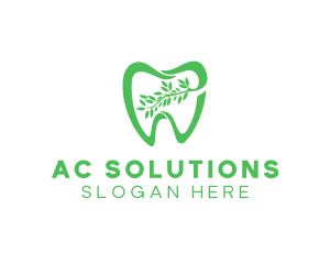 Green Dental Dentist logo design