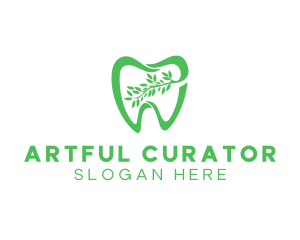 Green Dental Dentist logo design