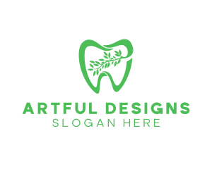 Green Dental Dentist logo design