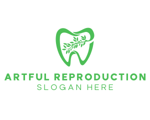 Green Dental Dentist logo design