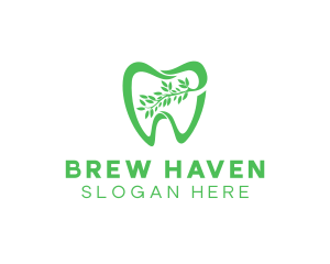 Green Dental Dentist logo design