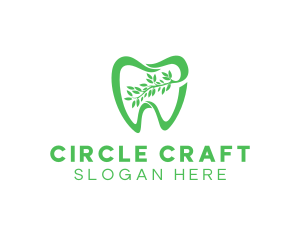 Green Dental Dentist logo design