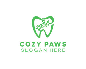 Green Dental Dentist logo design