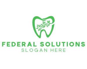 Green Dental Dentist logo design