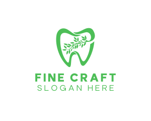 Green Dental Dentist logo design