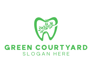 Green Dental Dentist logo design