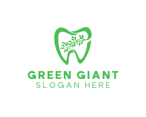 Green Dental Dentist logo design