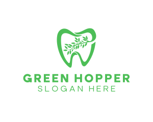 Green Dental Dentist logo design