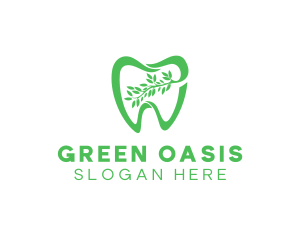 Green Dental Dentist logo design