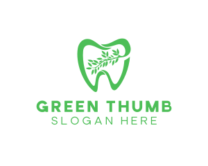 Green Dental Dentist logo design