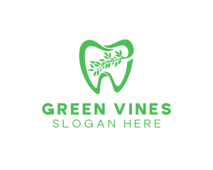 Green Dental Dentist logo design