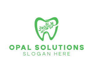 Green Dental Dentist logo design