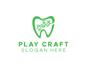 Green Dental Dentist logo design